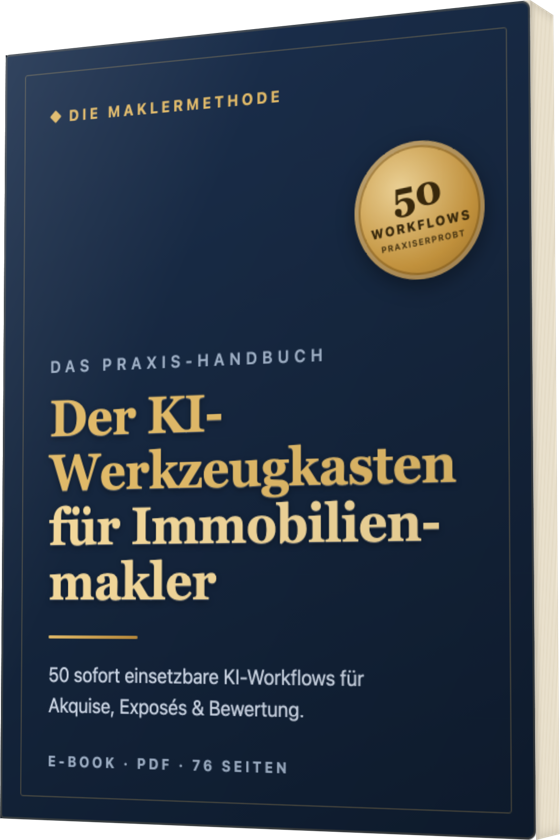 Der KI-Werkzeugkasten für Immobilienmakler – das Praxis-Handbuch als PDF